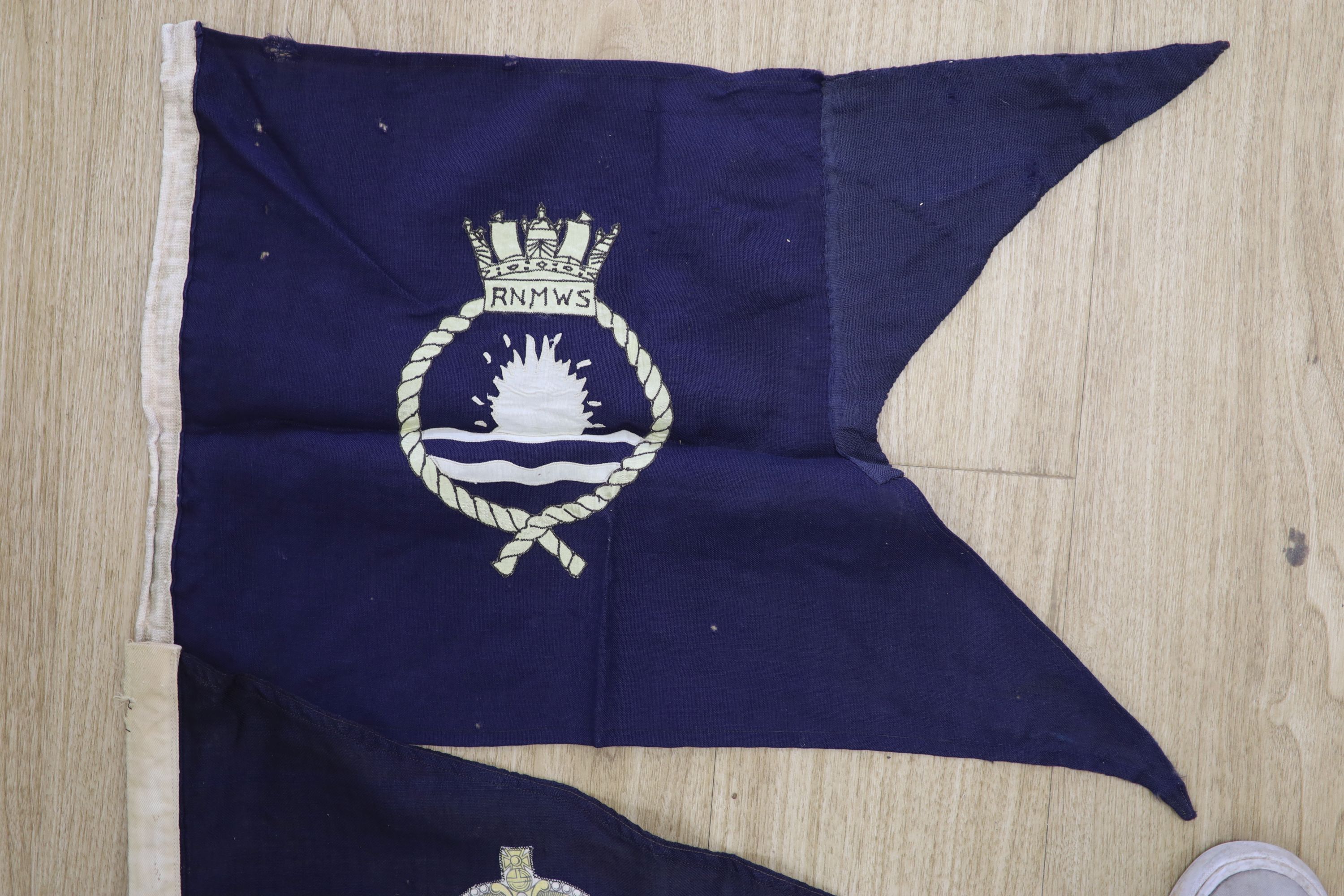 A group of 1950s Ensign flags